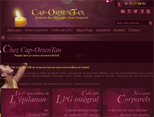 Tablet Screenshot of cap-orientan.fr